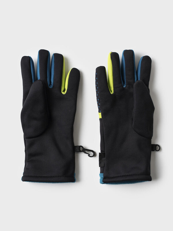 PLAYTODAY Перчатки 573223 32511053 черный,зеленый,бирюзовый