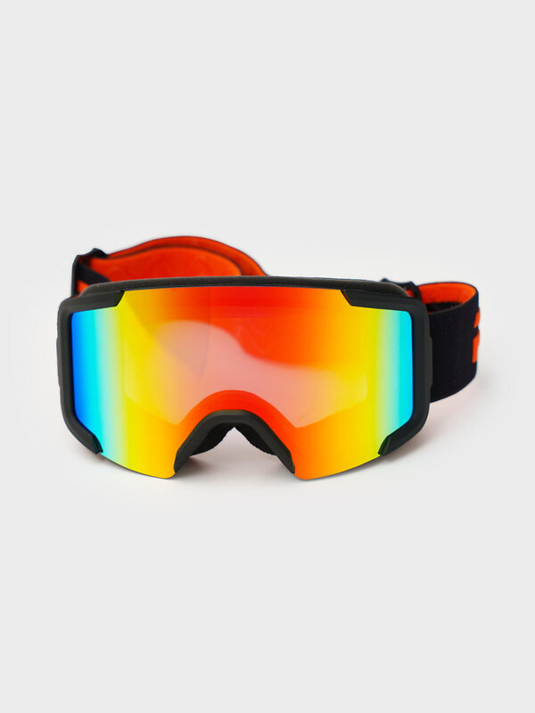 PLAYTODAY Маска горнолыжная 573246 32512800 черный,оранжевый