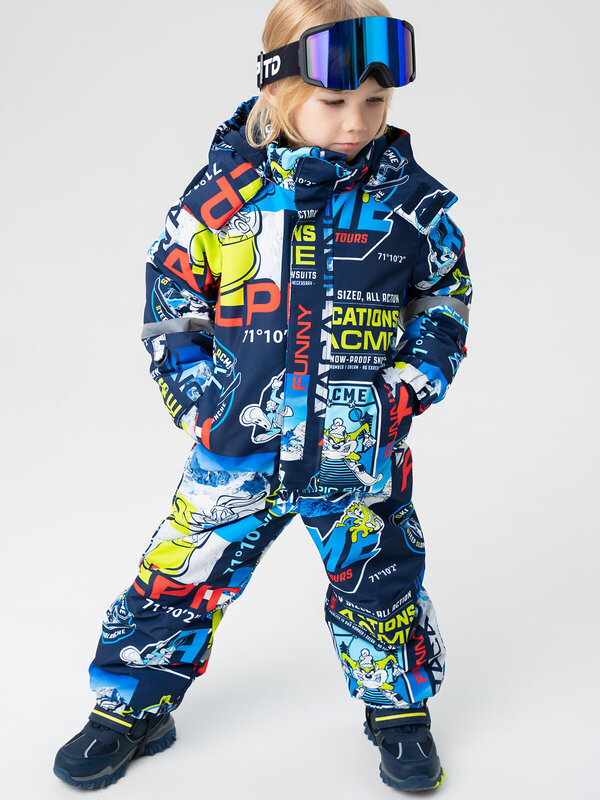 PLAYTODAY Маска горнолыжная 573247 32512808 черный,синий