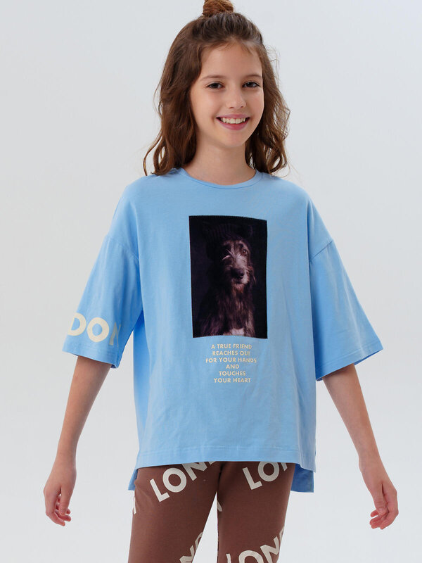 PLAYTODAY Фуфайка 573257 32521466 голубой