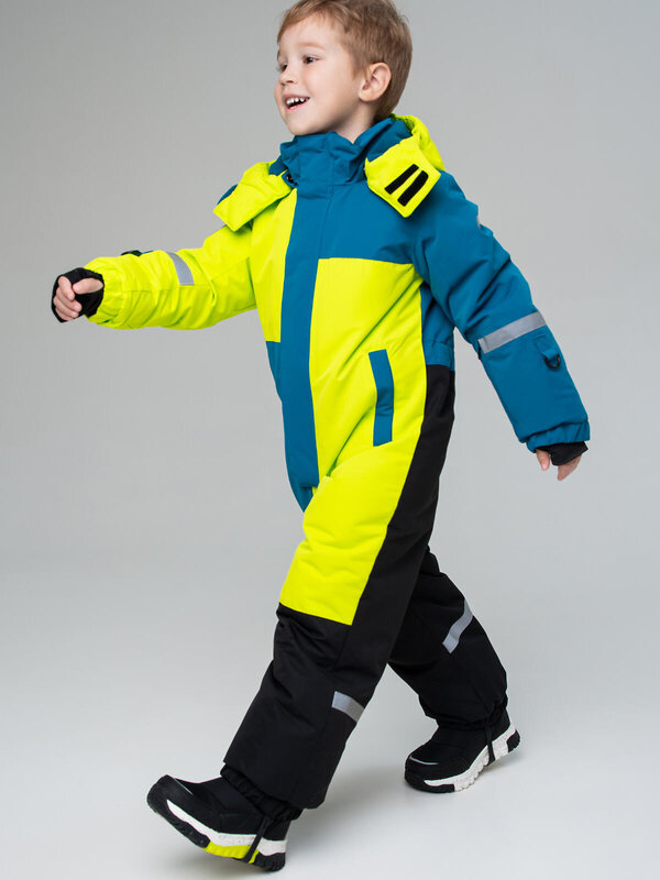 PLAYTODAY Комбинезон 573273 32512002 черный,зеленый,бирюзовый