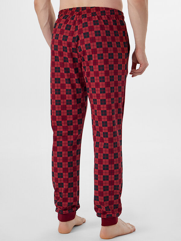 MARK FORMELLE Брюки 573289 581133 черная клетка на бордовом