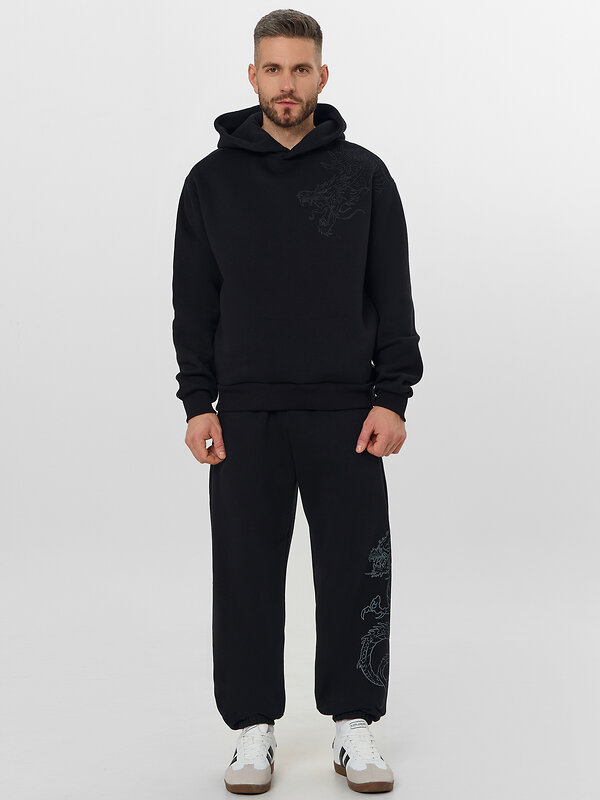 MARK FORMELLE Брюки 573306 181276 черный +печать