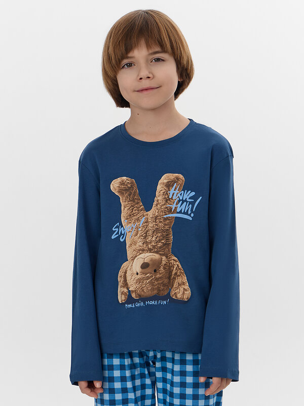 MARK FORMELLE Комплект 573308 563323 полуночно -синий +сине -голубая клетка