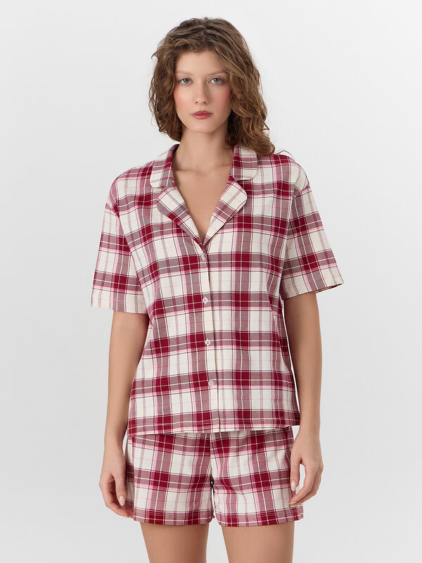 MARK FORMELLE Комплект 573322 592553 молочно -бордовая клетка