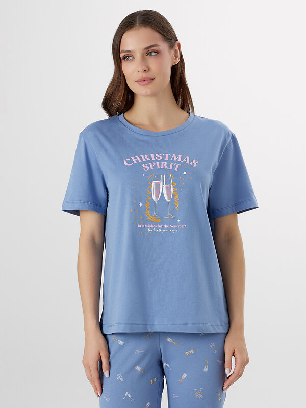 MARK FORMELLE Комплект 573323 592370 синий +бокальчики на синем