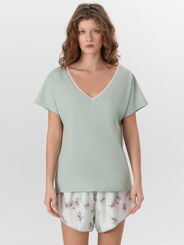 MARK FORMELLE Комплект 573331 592544 эдельвейс +веточки на мятном