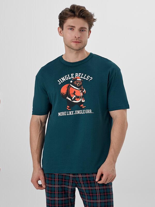 MARK FORMELLE Комплект 573337 591039 т.изумруд +НГ клетка на зеленом