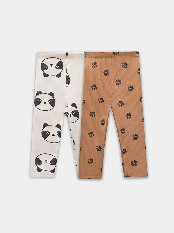 MARK FORMELLE Ползунки 573351 85116-2 лапки на охре +панды на молочном