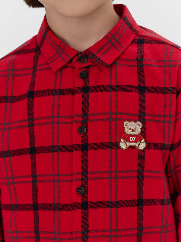 MARK FORMELLE Рубашка 573355 123440/1 красно -черная клетка