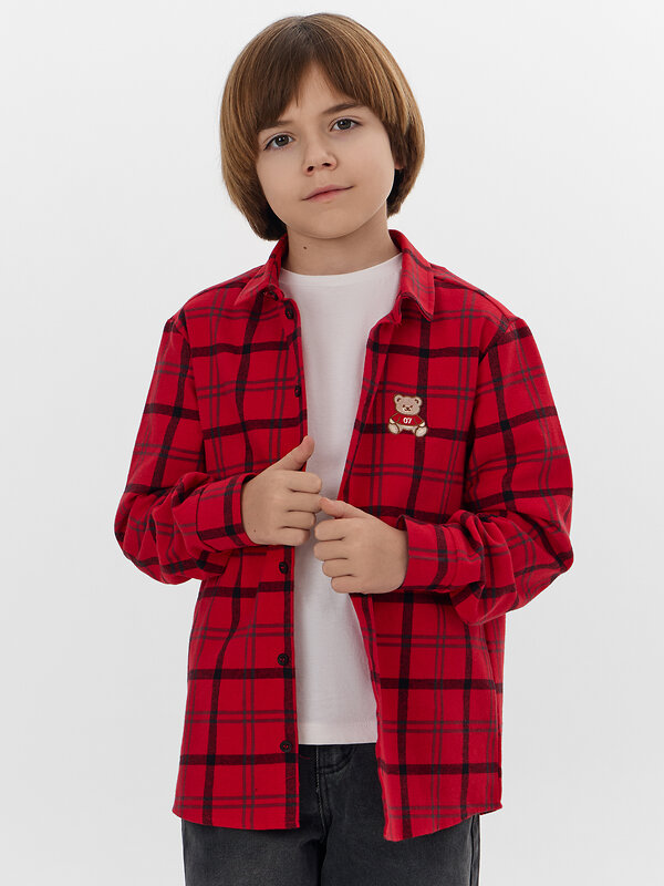 MARK FORMELLE Рубашка 573355 123440/1 красно -черная клетка