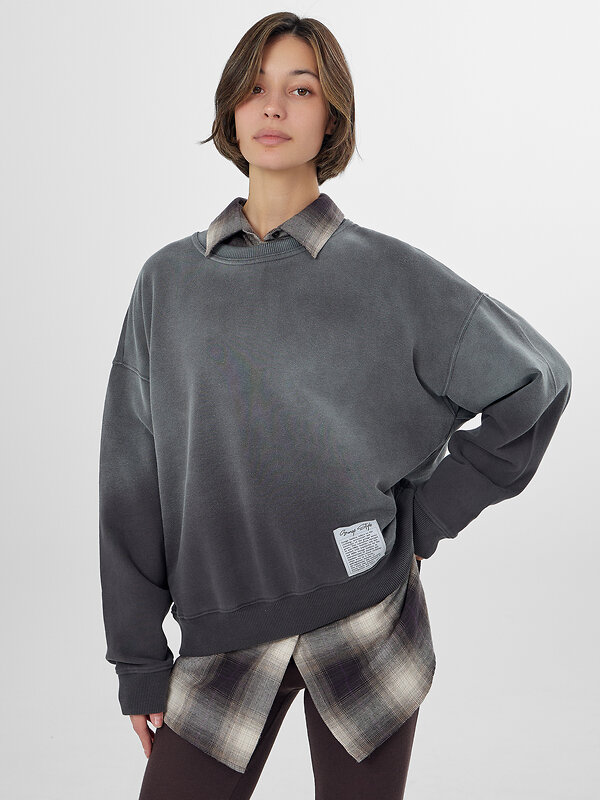 MARK FORMELLE Свитшот 573359 122813/1 вытравка на графите