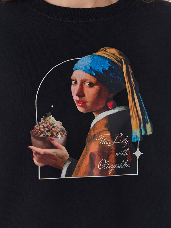 MARK FORMELLE Свитшот 573362 122887/1 черный +печать