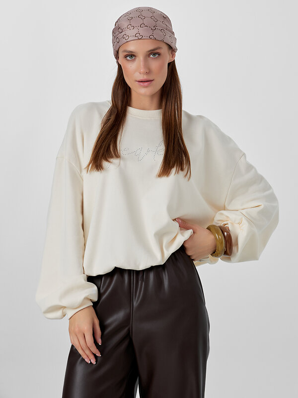 MARK FORMELLE Свитшот 573363 122935 молочный +печать