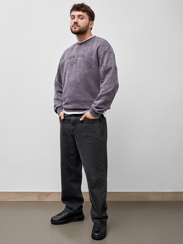 MARK FORMELLE Свитшот 573371 121801/1 серая варка +печать