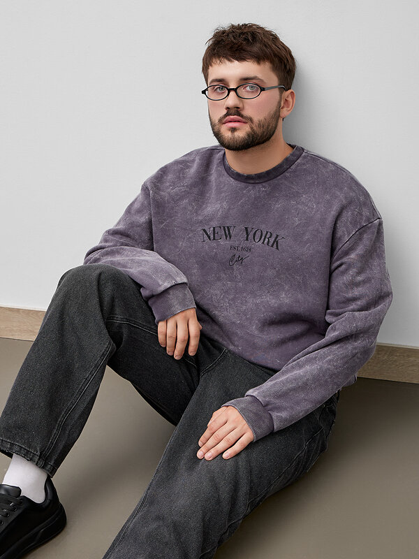 MARK FORMELLE Свитшот 573371 121801/1 серая варка +печать