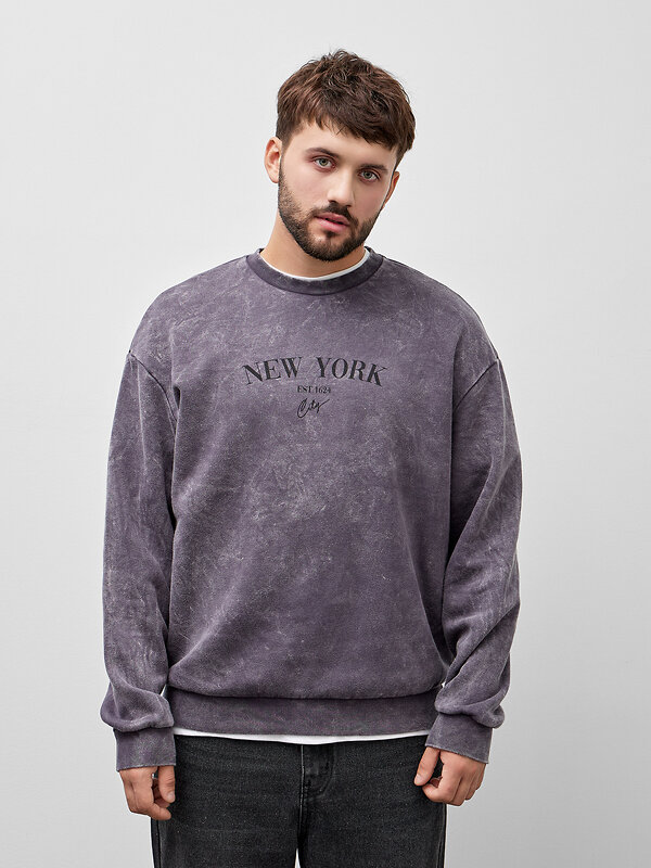 MARK FORMELLE Свитшот 573371 121801/1 серая варка +печать