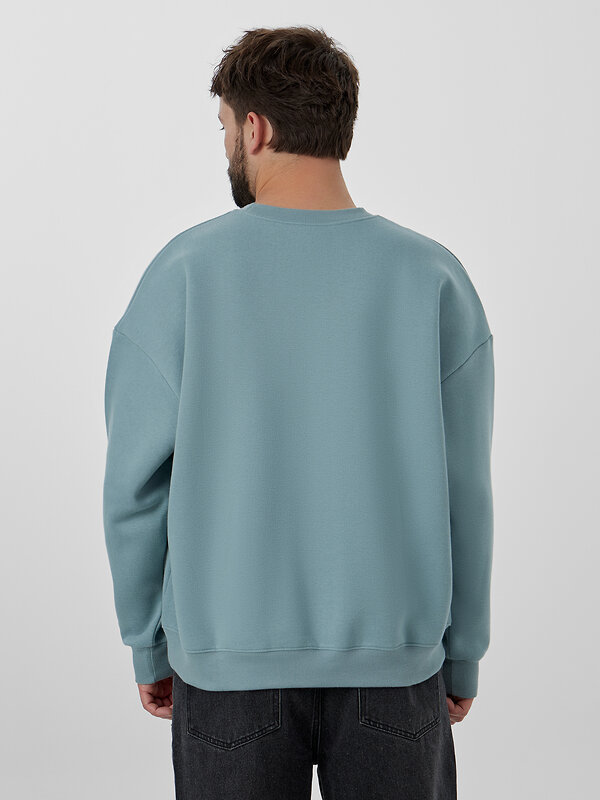 MARK FORMELLE Свитшот 573373 121866/1 сланец +печать