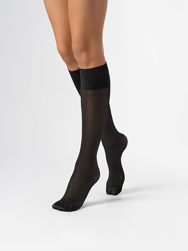 Omsa Гольфы 573381 GAMB. ATTIVA COMFORT 40 (гольфы 1 пара) Nero (Черный)