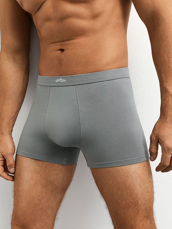 Omsa Трусы 573383 OmB 1236 Боксеры муж. с тканевой резинкой, CO Grigio (Серый)