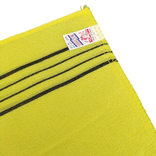 Bath Towel Мочалка-варежка для душа с пилинг-эффектом, однослойная, жёлтый 573400 28194 
