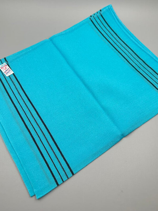 Bath Towel Мочалка-полотенце для душа с пилинг-эффектом / Long Exfoliating Towel, голубой 573416 28174 