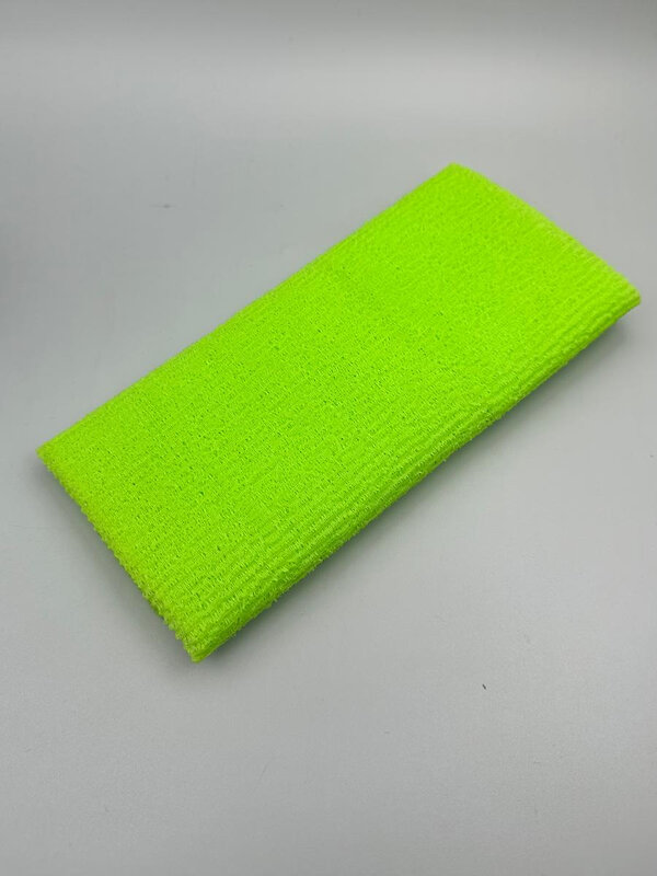 Bath Towel Мочалка-полотенце для душа с пилинг-эффектом / Nylon Long Exfoliating Towel, жесткая, зелёный 573420 28179 