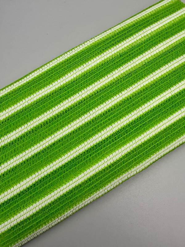 Bath Towel Мочалка-полотенце для душа с пилинг-эффектом / Stripe Long Exfoliating Towel, зелёная полоска 573427 28181 