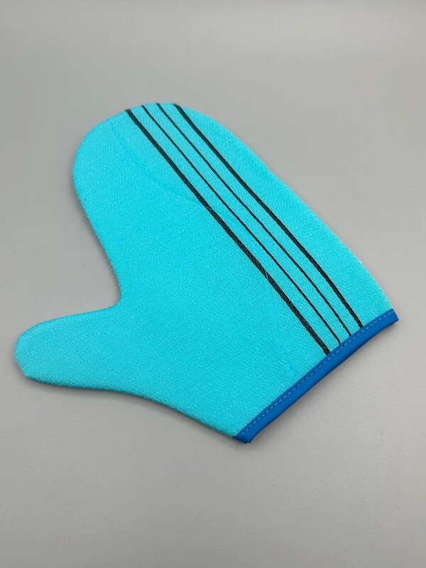 Bath Towel Мочалка-рукавица для душа с пилинг-эффектом, уплотненная, голубой 573428 28190 