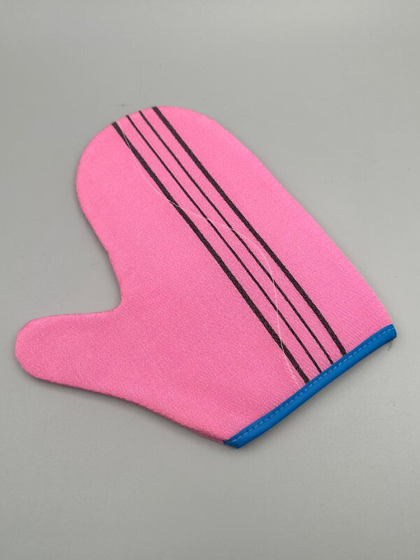 Bath Towel Мочалка-рукавица для душа с пилинг-эффектом, уплотненная, розовый 573435 28191 