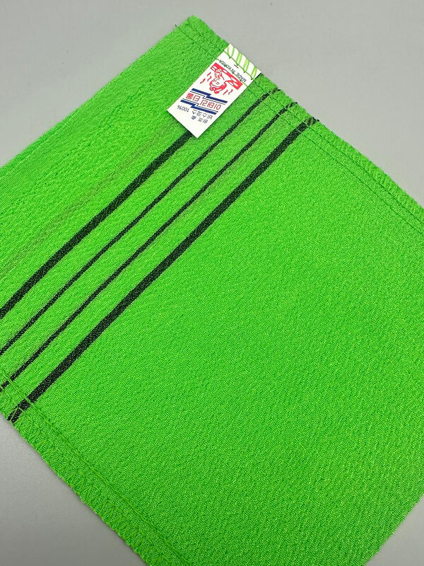 Bath Towel Мочалка-варежка для душа с пилинг-эффектом, однослойная, зелёный 573438 28193 