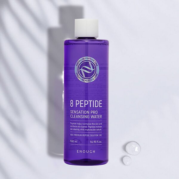 Enough Очищающая вода для лица с пептидами / 8 Peptide Sensation Cleansing Water, 500 мл 573441 23484 