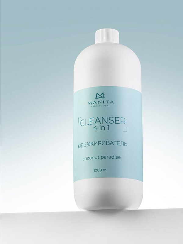 MANITA Обезжириватель для ногтей универсальный 4 в 1 / Coconut Paradise, 1000 мл 573453 28199 