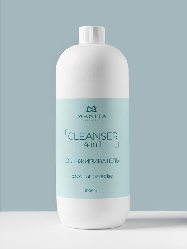 MANITA Обезжириватель для ногтей универсальный 4 в 1 / Coconut Paradise, 1000 мл 573453 28199 