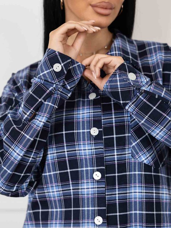 Текс-плюс Рубашка 573460 НФ-00245348 Синий