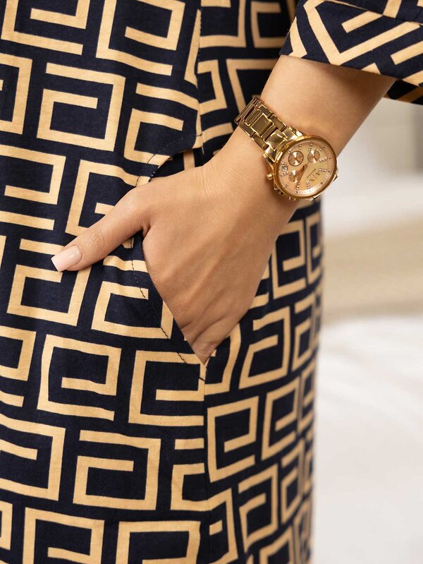 Текс-плюс Халат 573469 НФ-00245852 Синий,бежевый