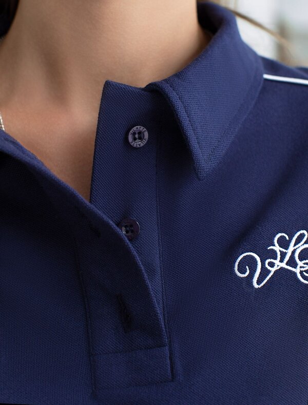 VILATTE Футболка 573538 D49.010 т.синий