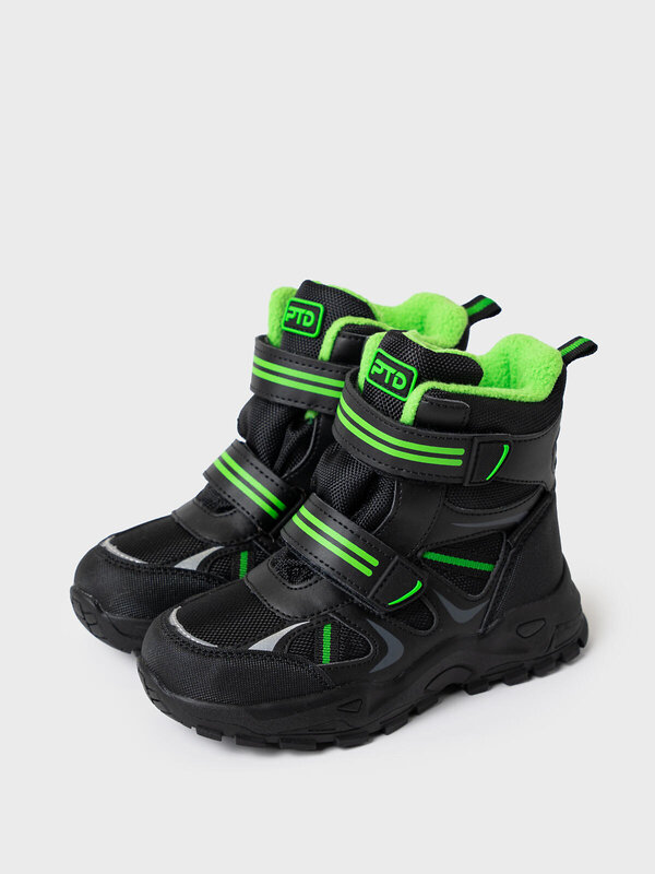 PLAYTODAY Ботинки 573550 32512702 черный,зеленый