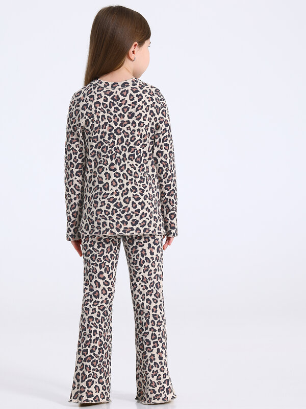 Апрель Комплект 573563 2ДЛБ5882223н коричневый леопард на бежевом