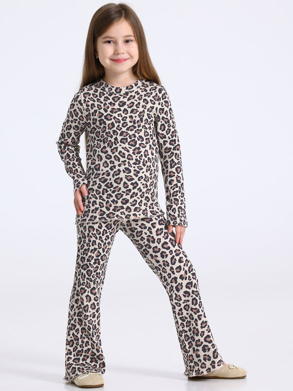 Апрель Комплект 573563 2ДЛБ5882223н коричневый леопард на бежевом
