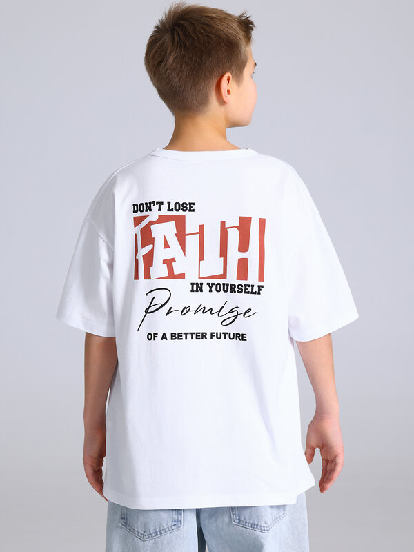 Апрель Футболка 573575 1ПДФК5011001 белый