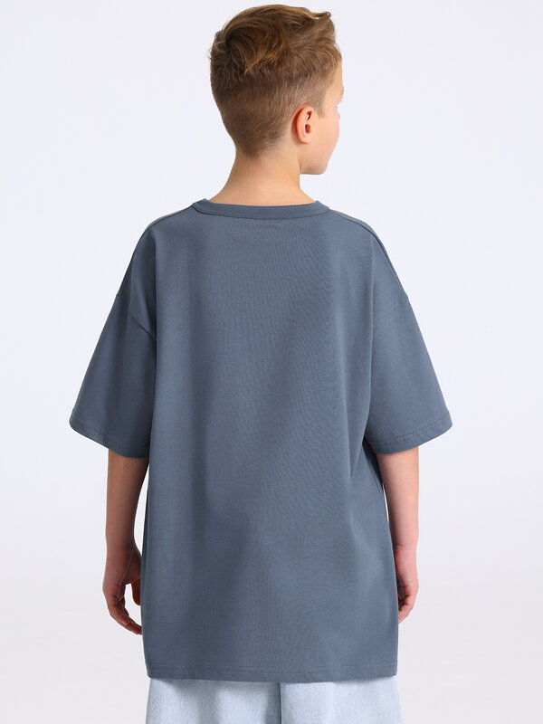 Апрель Футболка 573576 1ПДФК5011001 темно-серый