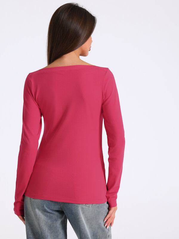 Апрель Лонгслив 573584 1ЖДЛД4914804 ярко-красный