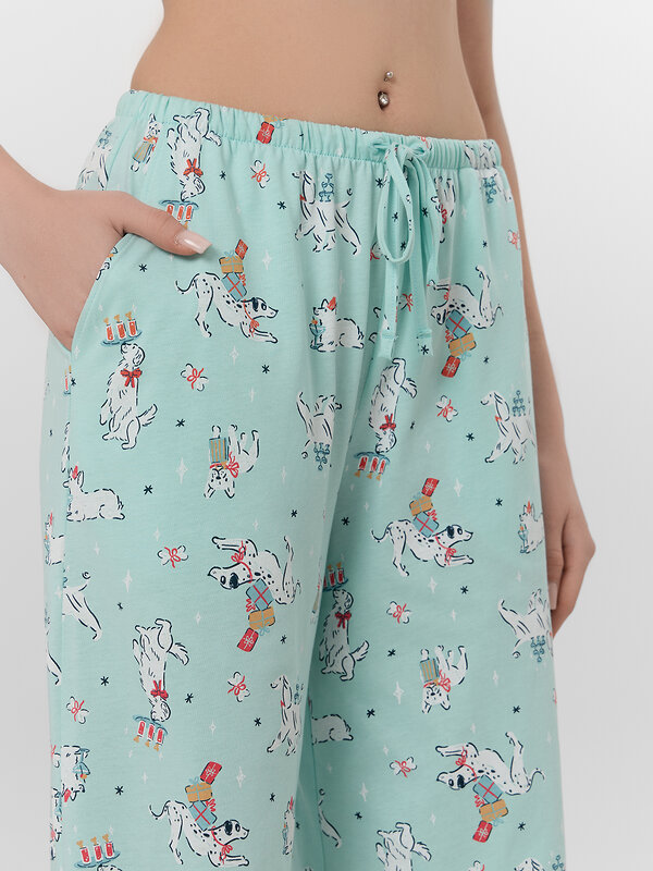 MARK FORMELLE Брюки 573598 532410 собаки на мяте