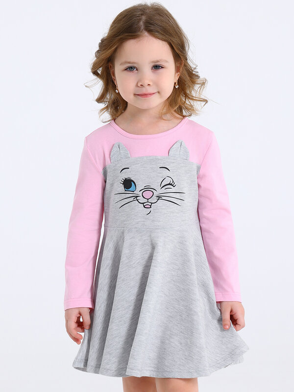 Апрель Платье 573599 1ДПД4917002 светло-розовый+светло-серый