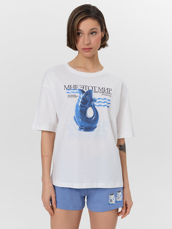 MARK FORMELLE Комплект 573604 592591 белый +синий +печать