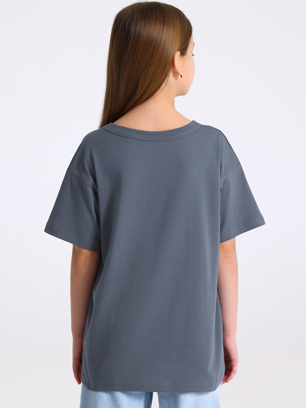 Апрель Футболка 573632 1ДДФК5027001 темно-серый