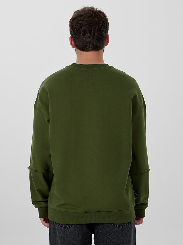 MARK FORMELLE Свитшот 573657 121943 осенний мох +печать