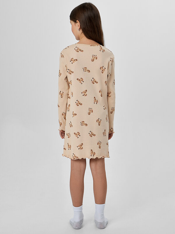 MARK FORMELLE Сорочка 573669 577726 лошадки на бежевом