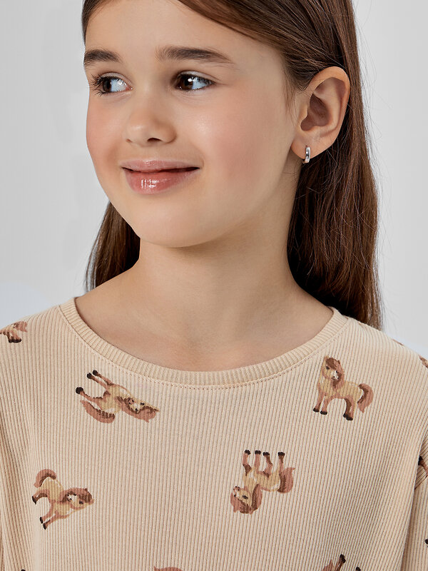 MARK FORMELLE Сорочка 573669 577726 лошадки на бежевом